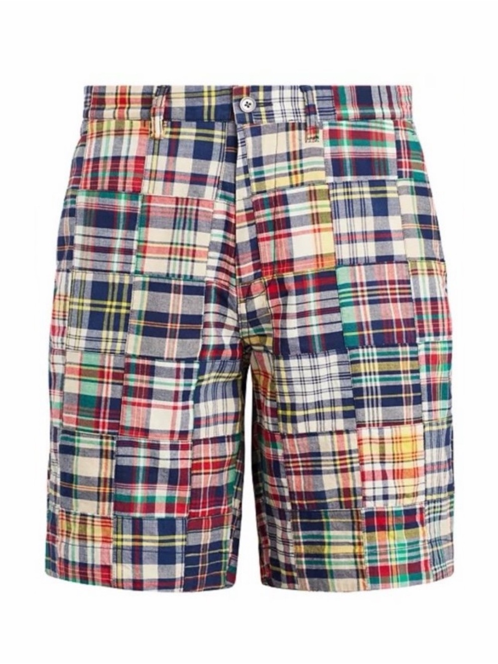 POLO Ralph Lauren Classic-Fit Patchwork Madras Shorts, sz 33” - Picture 2 of 10